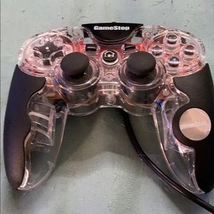 Brand new clear GameStop controller